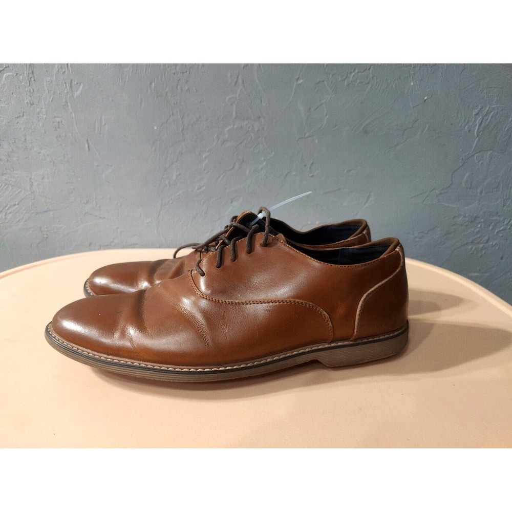 Steve Madden Nunan Dress Shoes, Men's Size 12M‎ Whiskey Brown MSRP $79.95